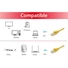 Kép 3/5 - Equip Kábel - 603067 (UTP patch kábel, CAT6A, Réz, LSOH, 10Gb / s, sárga, 10m)