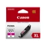 Kép 2/3 - CANON CLI-551XLM ink cartridge magenta high capacity 680 pages 1-pack XL