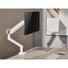 Kép 8/9 - Equip Monitor Asztali konzol - 650185 (17"-35", 1 monitor, dönthető, forgatható, Max.: 10,5kg, fehér)