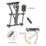 Kép 4/9 - Equip TV Mennyezeti konzol - 650329 (32"-70", motoros, dönthető, Max.: 35kg, fekete)