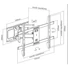 Kép 8/8 - Equip TV Fali konzol - 650335 (37"-80", Max.: 60kg, dönthető, forgatható, fekete)