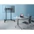 Kép 10/12 - Equip TV állvány - 650631 (55"-100" álló, dönthető, állítható magasság, gurulós, motoros, Max.:120kg, fekete)