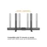 Kép 4/10 - Equip Soundbar fali konzol - 650895 (Támogatott szélesség: 86-155mm, rezgés csökkentés, fekete)