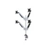 Kép 3/31 - MULTIBRACKETS 4 karos asztali konzol, M VESA Gas Lift Arm Quad Silver