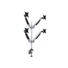 Kép 1/31 - MULTIBRACKETS 4 karos asztali konzol, M VESA Gas Lift Arm Quad Silver