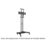 Kép 21/22 - MULTIBRACKETS gurulós padló állvány, M Public Floorstand Basic 150 incl shelf & camera holder