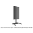 Kép 22/22 - MULTIBRACKETS gurulós padló állvány, M Public Floorstand Basic 150 incl shelf & camera holder