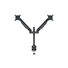 Kép 2/27 - MULTIBRACKETS 2 karos asztali konzol, M VESA Gas Lift Arm Dual Black HD