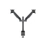 Kép 4/27 - MULTIBRACKETS 2 karos asztali konzol, M VESA Gas Lift Arm Dual Black HD