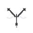 Kép 7/27 - MULTIBRACKETS 2 karos asztali konzol, M VESA Gas Lift Arm Dual Black HD