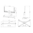 Kép 20/22 - MULTIBRACKETS Forgatható asztali állvány, M VESA Tablestand Turn X-Large MAX 800x400 Black (60-75", 50 kg)