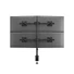 Kép 13/20 - MULTIBRACKETS Asztali konzol (4 képernyős rögzítőkar), M Deskmount Basic Quad