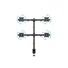 Kép 9/20 - MULTIBRACKETS Asztali konzol (4 képernyős rögzítőkar), M Deskmount Basic Quad