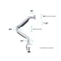 Kép 8/18 - Multibrackets asztali rögzítő Gas Spring Single, dönthető, forgatható 15-27", fehér