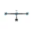 Kép 13/18 - MULTIBRACKETS 3 karos asztali konzol, M VESA Desktopmount Triple Desk Clamp 15"-24"