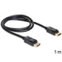 Kép 2/3 - DELOCK Cable Displayport male / male 1m (82423)