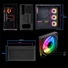Kép 11/13 - Spirit of Gamer Számítógépház - SPARK Black (fekete, ablakos, 6x12cm ventilátor, alsó táp,  ATX, 2xUSB3.0, 1xUSB-C)