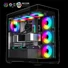 Kép 3/13 - Spirit of Gamer Számítógépház - SPARK Black (fekete, ablakos, 6x12cm ventilátor, alsó táp,  ATX, 2xUSB3.0, 1xUSB-C)