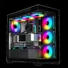 Kép 1/13 - Spirit of Gamer Számítógépház - SPARK Black (fekete, ablakos, 6x12cm ventilátor, alsó táp,  ATX, 2xUSB3.0, 1xUSB-C)