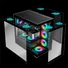 Kép 7/13 - Spirit of Gamer Számítógépház - SPARK Black (fekete, ablakos, 6x12cm ventilátor, alsó táp,  ATX, 2xUSB3.0, 1xUSB-C)