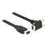 Kép 2/2 - DELOCK Cable FireWire FW400 6Pin -> FW800 9Pin 90° St/St 3m