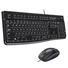 Kép 1/8 - Logitech Desktop MK120 vezetékes billentyűzet és egér szett, angol (920-002563)