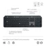 Kép 7/11 - Logitech MX Keys S Plus vezeték nélküli US International billentyűzet grafitszürke (920-011589)