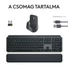 Kép 9/11 - Logitech MX Keys S Combo vezeték nélküli US International billentyűzet grafitszürke (920-011614)