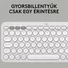Kép 5/11 - Logitech Pebble 2 Combo US INTL Bluetooth-billentyűzet + egér fehér (920-012240)