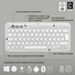 Kép 6/11 - Logitech Pebble 2 Combo US INTL Bluetooth-billentyűzet + egér fehér (920-012240)