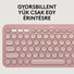 Kép 5/11 - Logitech Pebble 2 Combo US INTL Bluetooth-billentyűzet + egér rose (920-012241)