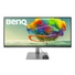 Kép 1/5 - BenQ monitor 34" - PD3420Q (IPS, 21:9, 3440x1440, DP, HDMI, USB) HDR400, Speaker, HAS, Pivot