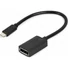 Kép 1/2 - Gembird USB-C -> DisplayPort 1.2 M / F adapter 0.15m fekete