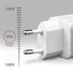 Kép 2/7 - Hálózati töltő Axagon ACU-PD30 D3.0 / PPS / QC4+ / SFC / AFC / Apple, 30W, fehér