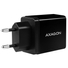 Kép 3/6 - Hálózati töltő Axagon 1x USB-C és 1x USB-A, 22W PD3.0/QC3.0/AFC/Apple, fekete