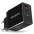 Kép 6/6 - Hálózati töltő Axagon 1x USB-C és 1x USB-A, 22W PD3.0/QC3.0/AFC/Apple, fekete