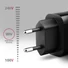 Kép 2/7 - Hálózati töltő AxagonACU-QC18 wall charger 1x QC3.0/AFC/FCP/SMART, 18W, fekete