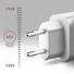 Kép 2/7 - Hálózati töltő AxagonACU-QC18 wall charger 1x QC3.0/AFC/FCP/SMART, 18W, fehér