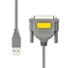 Kép 2/5 - Axagon USB 2.0 - párhuzamos DB25 nyomtató kábel 1.5m (ADP-1P25)