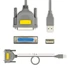 Kép 3/5 - Axagon USB 2.0 - párhuzamos DB25 nyomtató kábel 1.5m (ADP-1P25)