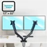 Kép 2/12 - Advance Monitor Asztali konzol - Ergomount Dual (17-32", Max.: 2x9kg, dönthető, forgatható, gázrugó, fekete)