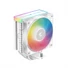 Kép 1/10 - DeepCool CPU Cooler - AG400 WH ARGB V2 (31,6 dB; max, 128,93 m3 / h; 4pin csatlakozó, 4 db heatpipe, 12cm, PWM, fehér)