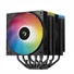 Kép 2/10 - DeepCool CPU Cooler - AG620 BK ARGB V2 (29,4 dB; max, 115,32 m3 / h; 4pin csatlakozó, 6 db heatpipe, 12cm, PWM, LED)