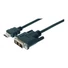Kép 1/2 - ASM AK-330300-020-S ASSMANN HDMI 1.3 Standard Adapter Cable HDMI A M (plug)/DVI-D (18+1) M (plug) 2m