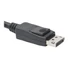 Kép 4/4 - ASSMANN DisplayPort connection cable DP M/M 3m w/lock UHD 8K Vers. 1.3/1.4 bl