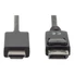Kép 1/2 - ASM AK-340303-020-S Cable DisplayPort 1.2 w/interlock 4K 60Hz UHD Type DP/HDMI A M/M black 2m