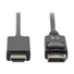 Kép 2/2 - ASM AK-340303-030-S Cable DisplayPort 1.2 w/interlock 4K 60Hz UHD Type DP/HDMI A M/M black 3m