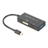 Kép 5/5 - ASM AK-340419-002-S ASSMANN Mini DisplayPort 1in3 HDMI, DVI and VGA converter cable