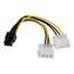 Kép 1/2 - AKY AK-CA-13 Akyga Adapter 2x Molex / PCI-Express 6pin 15cm AK-CA-13