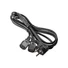 Kép 1/3 - AKY AK-PC-04A Akyga PC Power Cable Y-alakú splitter AK-PC-04A CEE 7/7 2xC13 250V/50Hz 1.8m